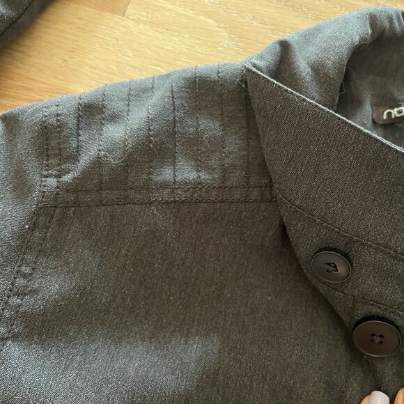 Nau Grey Gray Vice Blazer Jacket Men Size Small Button Front Fall Pockets - Picture 4 of 10